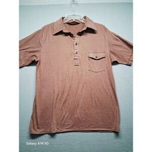 Kingsport Men Polo Shirt Pockets Size L